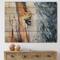 Designart - Close-Up of A Beautiful Horses Eye II - Farmhouse Print on Natural Pine Wood